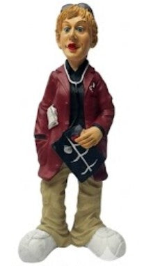 Handmade Doctor Figurine, Funny Medical Decor Statue, Polyester Doctor Gift Clinic Office Decoration