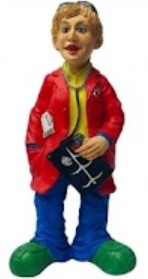 Handmade Doctor Figurine, Funny Medical Decor Statue, Polyester Doctor Gift Clinic Office Decoration