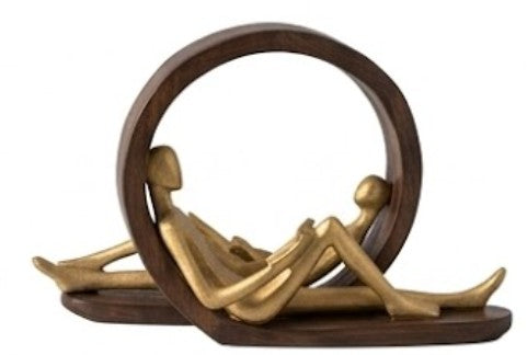 Handmade Couple Decor, Romantic Abstract Love Statue, Polyester Figure, Couple  Sculpture
