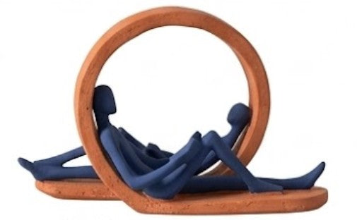 Handmade Couple Decor, Romantic Abstract Love Statue, Polyester Figure, Couple  Sculpture