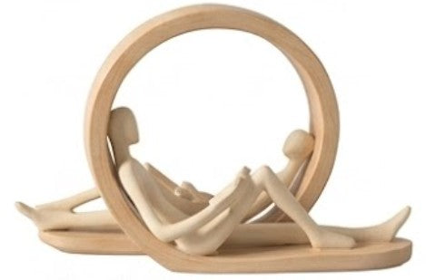 Handmade Couple Decor, Romantic Abstract Love Statue, Polyester Figure, Couple  Sculpture