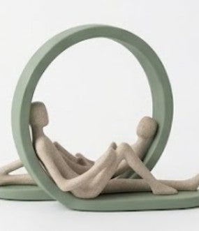 Handmade Couple Decor, Romantic Abstract Love Statue, Polyester Figure, Couple  Sculpture