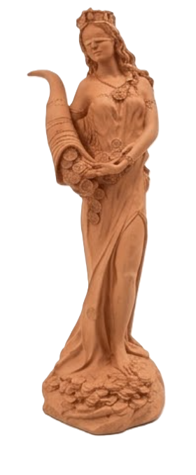 Lucy Tyche Fortuna Statue, Goddess of Fortune Decor, Greek Roman Mythology Figurine