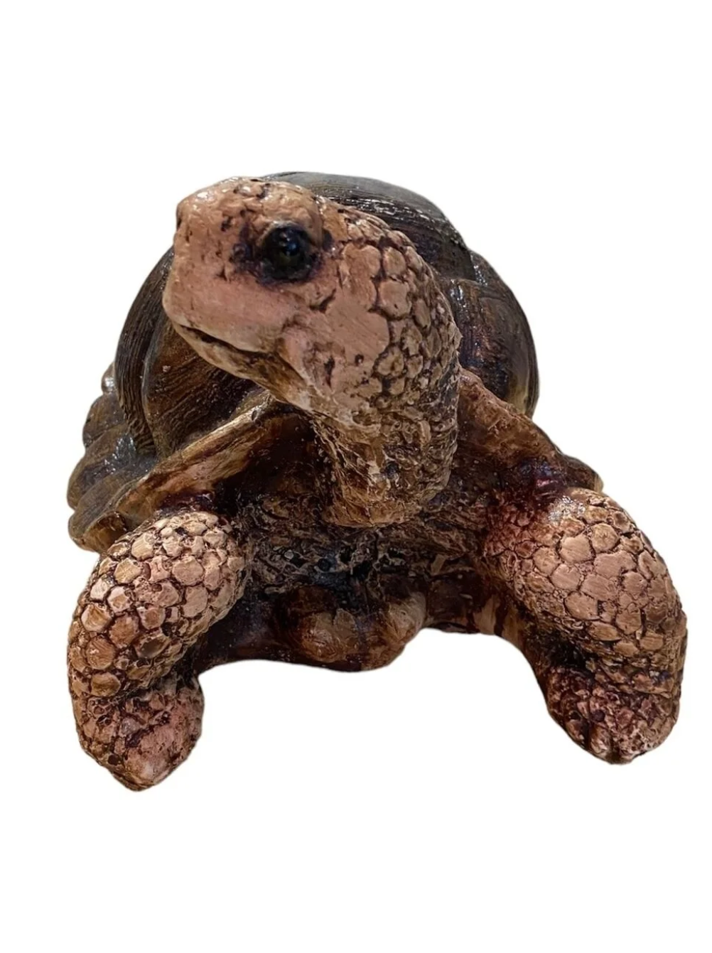 Realistic Turtle Decor Statue, Large Turtle Decorative Statue, Garden Turtle Statue, Hand-Painted Turtle Decor for Home, Tortoise Sculpture