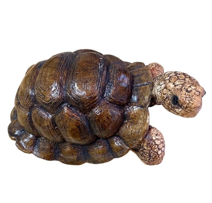 Realistic Turtle Decor Statue, Large Turtle Decorative Statue, Garden Turtle Statue, Hand-Painted Turtle Decor for Home, Tortoise Sculpture