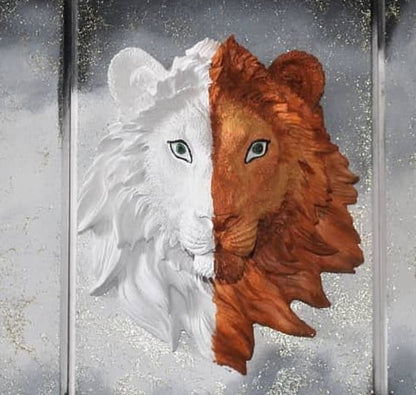 Lion Head Wall Decor, Jungle Theme Art, Modern Wildlife Wall Decor, Majestic Lion Head Wall Decor, Animal Wall Decor, Lion Head Wall Statue, Lion Head Wall Sculpture, Lion Head Wall Objects