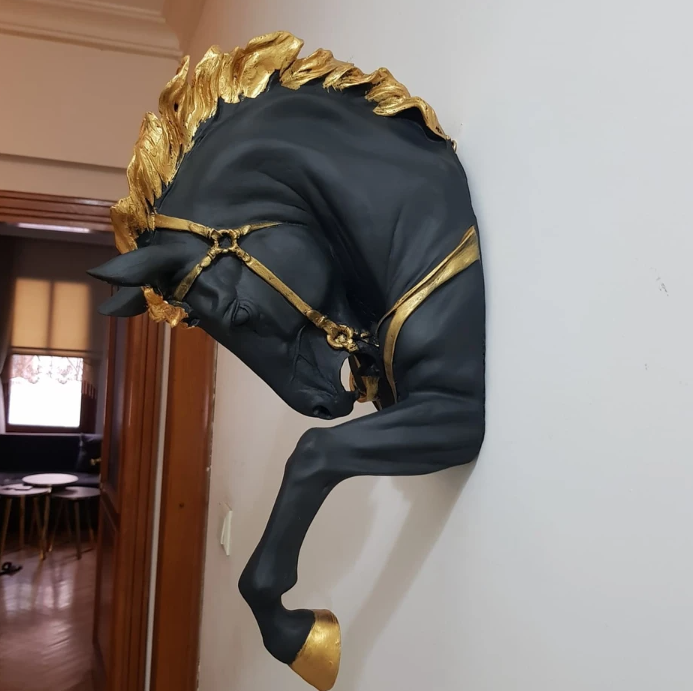 Horse Head Wall Sculpture, Horse Head Wall Decor , Equestrian Wall Decor, Gift For Horse Lovers, Horse Wall Sculpture, Horse Wall Decor