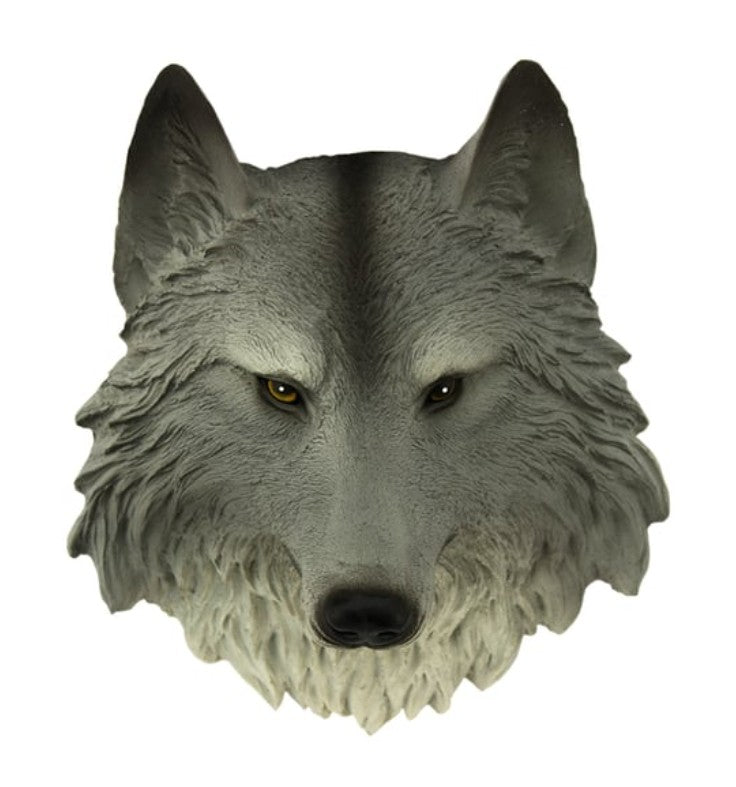 Handmade 3D Wolf Wall Art, Wild Animal Decor, Wolf Head Sculpture, Dog Statue
