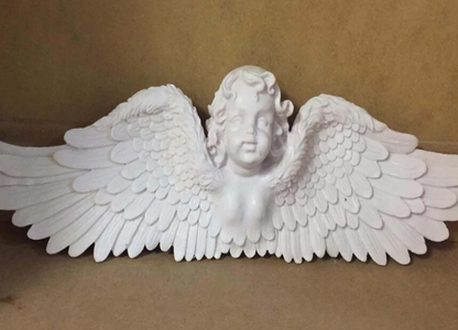 Handmade Wall Angel Decor, Angel Wall Hanging, Handmade Angel Wall Art, Handmade Wall Angel Statue, Wall Angel Sculpture, Angel Wall Decor