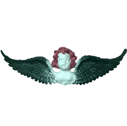 Handmade Wall Angel Decor, Angel Wall Hanging, Handmade Angel Wall Art, Handmade Wall Angel Statue, Wall Angel Sculpture, Angel Wall Decor