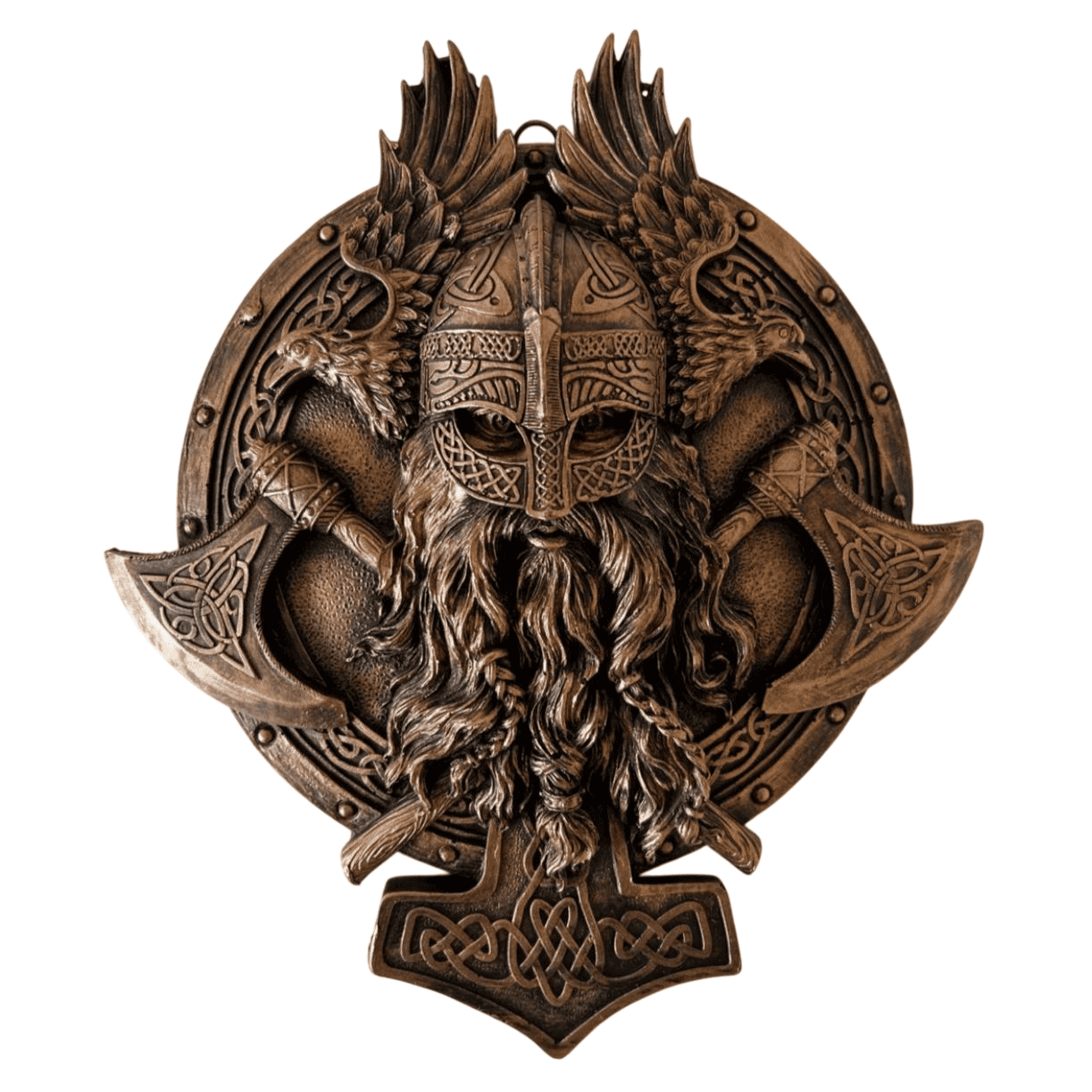 3D Viking Wall Sculpture, Viking Wall Art, Polyester Viking Wall Statue, 3D Norse Viking Head Wall Statue, Viking Warrior Wall Sculpture