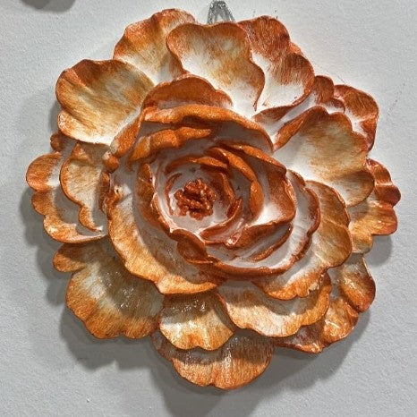 Handmade Lotus Flower Wall Art, Polyester Sculpture, Zen Home Decor, Spiritual Wall Hanging