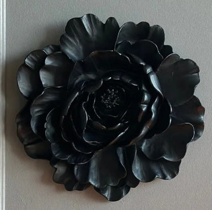 Handmade Lotus Flower Wall Art, Polyester Sculpture, Zen Home Decor, Spiritual Wall Hanging