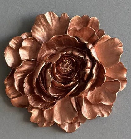 Handmade Lotus Flower Wall Art, Polyester Sculpture, Zen Home Decor, Spiritual Wall Hanging