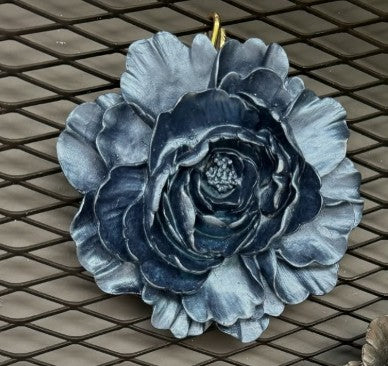 Handmade Lotus Flower Wall Art, Polyester Sculpture, Zen Home Decor, Spiritual Wall Hanging