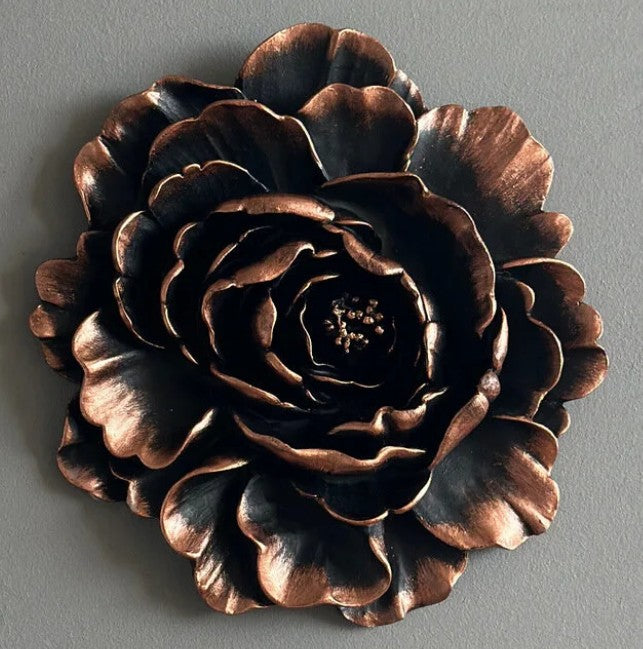 Handmade Lotus Flower Wall Art, Polyester Sculpture, Zen Home Decor, Spiritual Wall Hanging