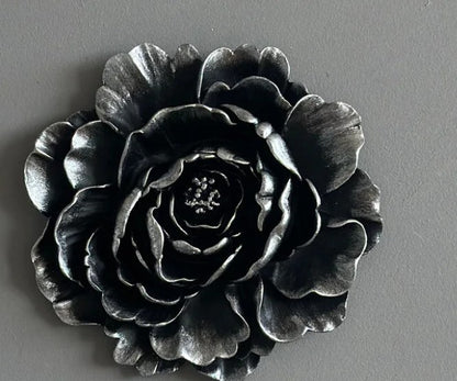 Handmade Lotus Flower Wall Art, Polyester Sculpture, Zen Home Decor, Spiritual Wall Hanging