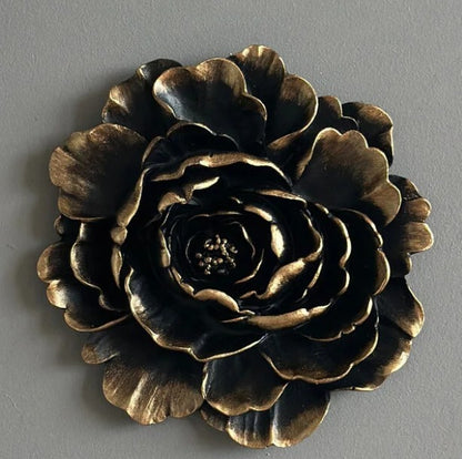 Handmade Lotus Flower Wall Art, Polyester Sculpture, Zen Home Decor, Spiritual Wall Hanging