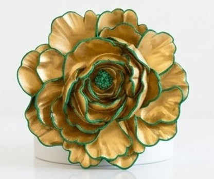 Handmade Lotus Flower Wall Art, Polyester Sculpture, Zen Home Decor, Spiritual Wall Hanging