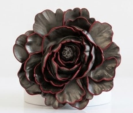 Handmade Lotus Flower Wall Art, Polyester Sculpture, Zen Home Decor, Spiritual Wall Hanging