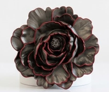Handmade Lotus Flower Wall Art, Polyester Sculpture, Zen Home Decor, Spiritual Wall Hanging