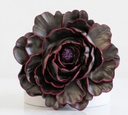 Handmade Lotus Flower Wall Art, Polyester Sculpture, Zen Home Decor, Spiritual Wall Hanging
