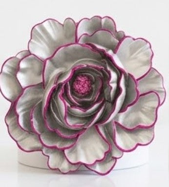 Handmade Lotus Flower Wall Art, Polyester Sculpture, Zen Home Decor, Spiritual Wall Hanging