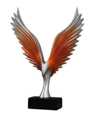 Dekorative abstrakte Phönix-Statue, Moderne Flügelfigur, Wohndekor-Ornamente, Adler-Statue, Dekoratives Adler-Schaustück, Adler-Skulptur, Adler-Statue, Adler-Dekor