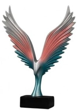 Dekorative abstrakte Phönix-Statue, Moderne Flügelfigur, Wohndekor-Ornamente, Adler-Statue, Dekoratives Adler-Schaustück, Adler-Skulptur, Adler-Statue, Adler-Dekor