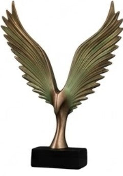 Dekorative abstrakte Phönix-Statue, Moderne Flügelfigur, Wohndekor-Ornamente, Adler-Statue, Dekoratives Adler-Schaustück, Adler-Skulptur, Adler-Statue, Adler-Dekor