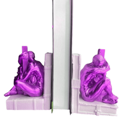 Abstract Man Bookends, Modern Abstract Male Bookends, Artistic Human Bookends, Polyester Abstract Man Bookend, Minimalist Man Bookends