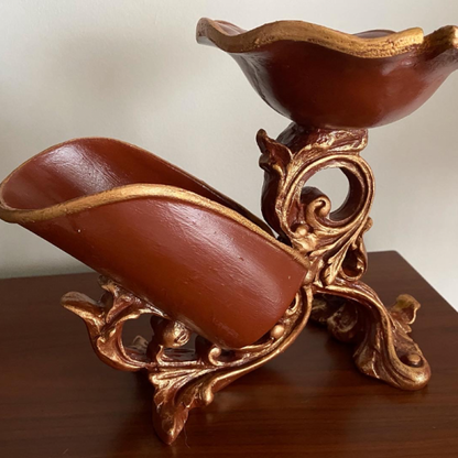 Vintage Style Wine Bottle Holder, Elegant Baroque Style Wine Rack, Sophisticated Wine Rack, Artistic Wine Rack Sculpture, Wine Rack Statue