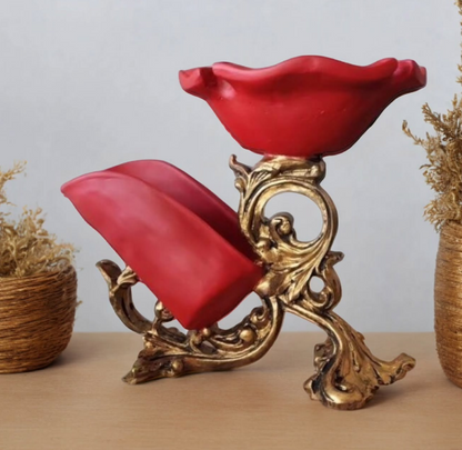 Vintage Style Wine Bottle Holder, Elegant Baroque Style Wine Rack, Sophisticated Wine Rack, Artistic Wine Rack Sculpture, Wine Rack Statue