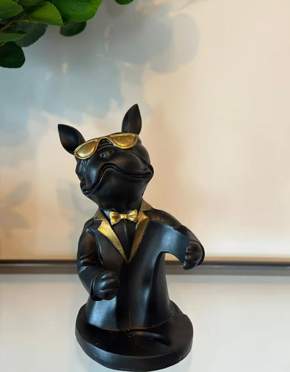 Bulldog Wine Holder Statue, Bulldog Wine Rack, Dog Wine Holder, French Bulldog Bottle Holder, Dog Wine Rack, Stylish Dog Wine Rack Decor
