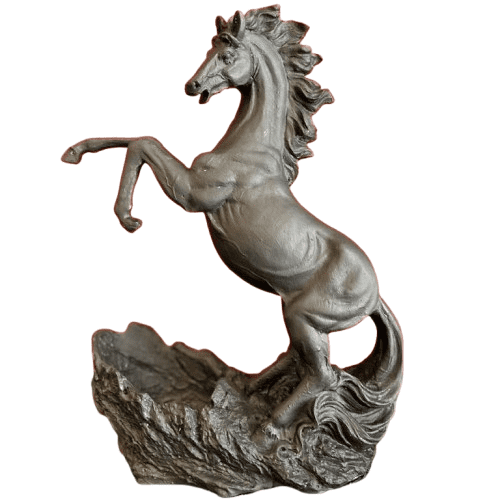 Rearing Horse Wine Rack, Polyester Horse Wine Holder, Equestrian Wine Rack Sculpture, Horse Standing Wine Rack, Polyester Horse Wine Rack