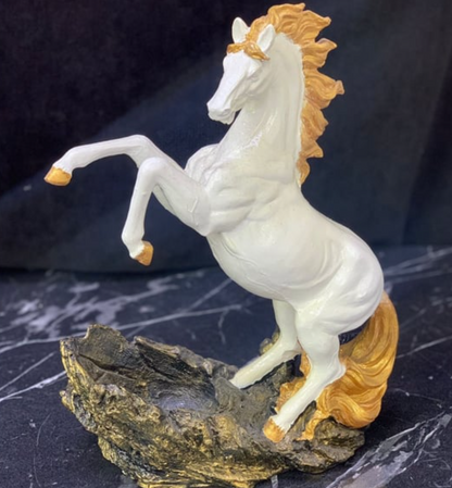 Rearing Horse Wine Rack, Polyester Horse Wine Holder, Equestrian Wine Rack Sculpture, Horse Standing Wine Rack, Polyester Horse Wine Rack