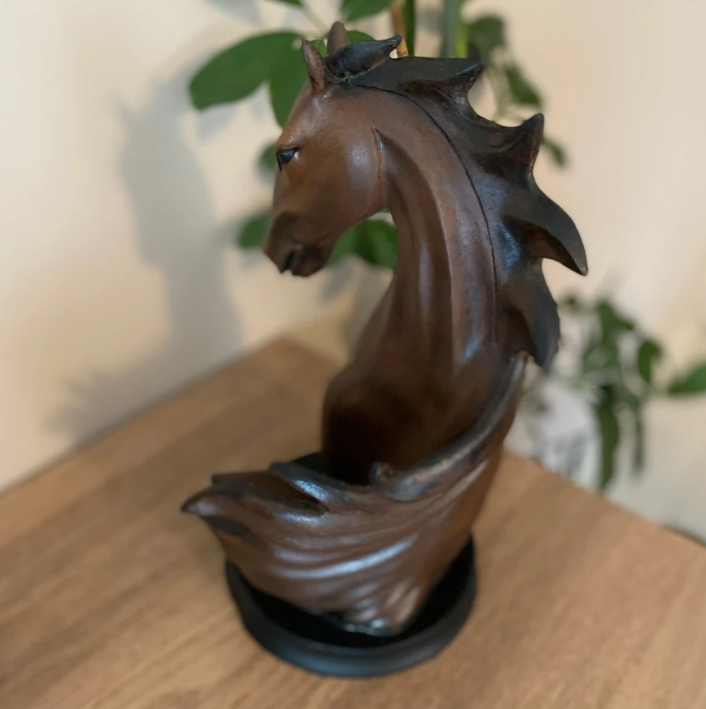 Horse Shaped Wine Holder, Rustic Horse Wine Rack, Horse Head Wine Holder, Handcrafted Horse Wine Holder, Horse Head Wine Rack