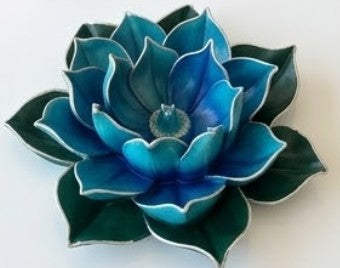 Scultura di loto, Decorazione di fiori di loto, Decorazione floreale per la casa, Scultura di fiori di loto, Statua di fiori di loto, Statua di loto, Statuina di fiori di loto, Oggetti di fiori di loto