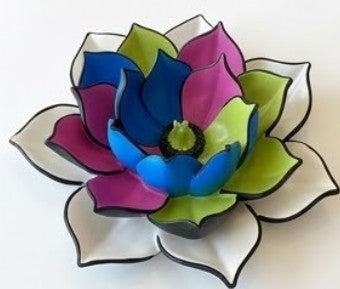 Scultura di loto, Decorazione di fiori di loto, Decorazione floreale per la casa, Scultura di fiori di loto, Statua di fiori di loto, Statua di loto, Statuina di fiori di loto, Oggetti di fiori di loto