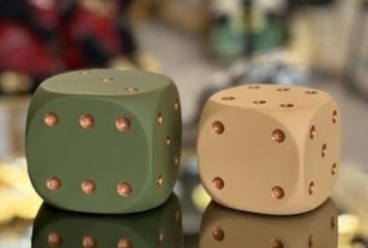 Decorative Dice Set, Unique Gaming Room Decor, Cool Car Decor, Polyester Dice Set, Dice Sculpture, Dice Decor, Dice Statue, Lucky Dice Decor, Lucky Dice Statue