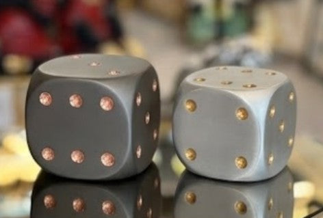 Decorative Dice Set, Unique Gaming Room Decor, Cool Car Decor, Polyester Dice Set, Dice Sculpture, Dice Decor, Dice Statue, Lucky Dice Decor, Lucky Dice Statue