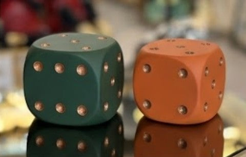 Decorative Dice Set, Unique Gaming Room Decor, Cool Car Decor, Polyester Dice Set, Dice Sculpture, Dice Decor, Dice Statue, Lucky Dice Decor, Lucky Dice Statue