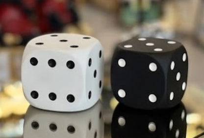 Decorative Dice Set, Unique Gaming Room Decor, Cool Car Decor, Polyester Dice Set, Dice Sculpture, Dice Decor, Dice Statue, Lucky Dice Decor, Lucky Dice Statue