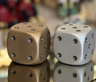 Decorative Dice Set, Unique Gaming Room Decor, Cool Car Decor, Polyester Dice Set, Dice Sculpture, Dice Decor, Dice Statue, Lucky Dice Decor, Lucky Dice Statue