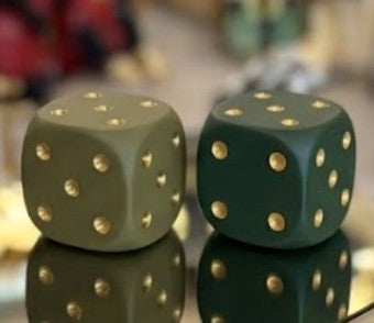 Decorative Dice Set, Unique Gaming Room Decor, Cool Car Decor, Polyester Dice Set, Dice Sculpture, Dice Decor, Dice Statue, Lucky Dice Decor, Lucky Dice Statue