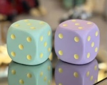 Decorative Dice Set, Unique Gaming Room Decor, Cool Car Decor, Polyester Dice Set, Dice Sculpture, Dice Decor, Dice Statue, Lucky Dice Decor, Lucky Dice Statue