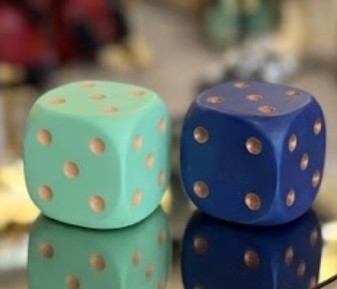 Decorative Dice Set, Unique Gaming Room Decor, Cool Car Decor, Polyester Dice Set, Dice Sculpture, Dice Decor, Dice Statue, Lucky Dice Decor, Lucky Dice Statue