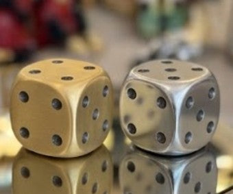 Decorative Dice Set, Unique Gaming Room Decor, Cool Car Decor, Polyester Dice Set, Dice Sculpture, Dice Decor, Dice Statue, Lucky Dice Decor, Lucky Dice Statue