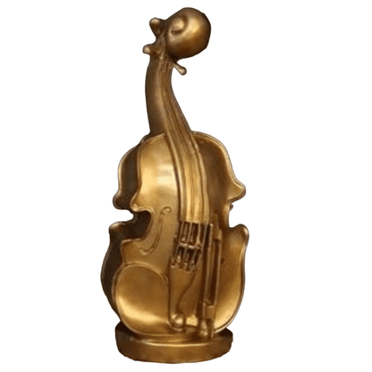 Handmade Violin Decor, Abstract Music Sculpture, Modern Musician Gift, Handmade Abstract Violin Statue, Handmade Violin Art Statue