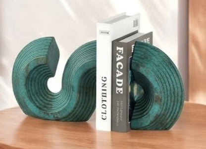 Modern Ceramic Bookends, Minimalist Ceramic Bookend, Geometric Design Ceramic Bookends, Abstract Ceramic Bookends, Ceramic Bookends